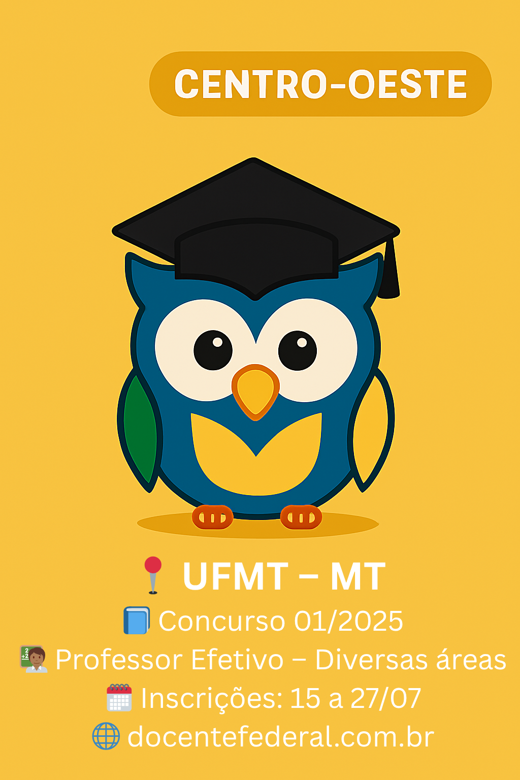 Docente Federal – Concurso Público UFMT – Edital nº 01/PROGEP/UFMT/2025