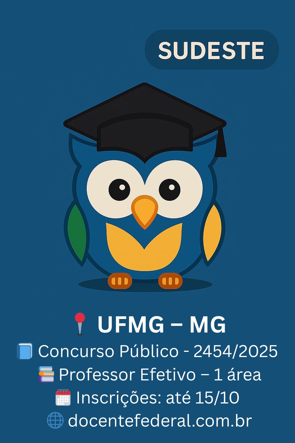 Concurso público UFMG 2025 para professor assistente em Clínica Médica – 3 vagas