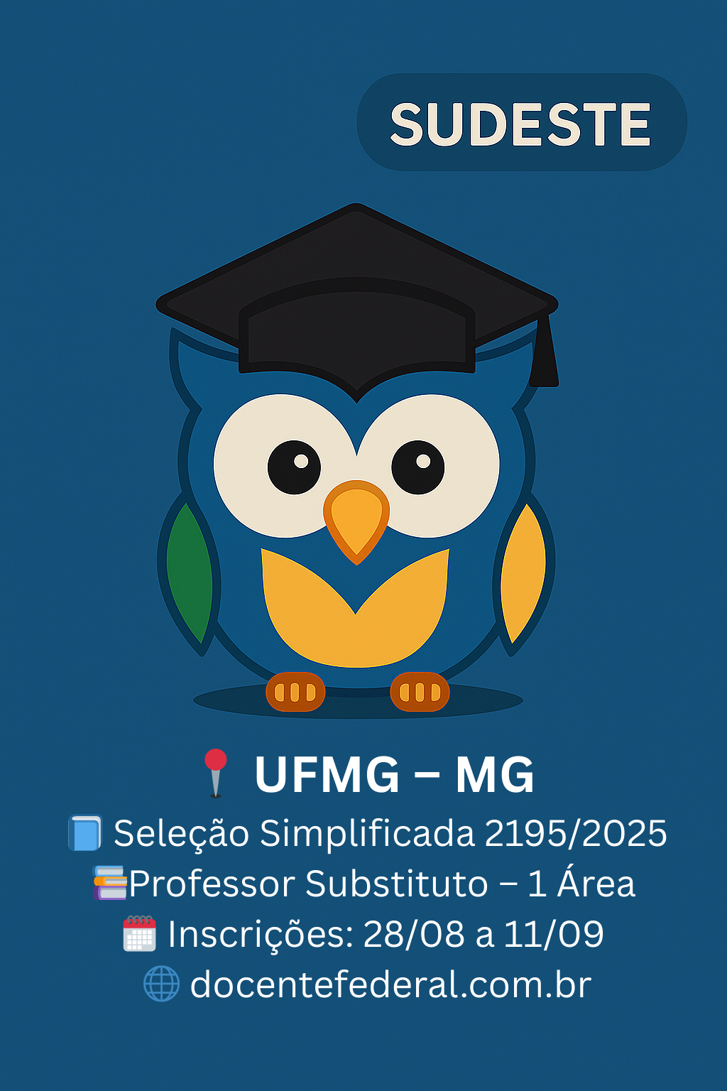 UFMG – Professor Substituto (Cirurgia de Pequenos Animais) – Edital nº 2195/2025