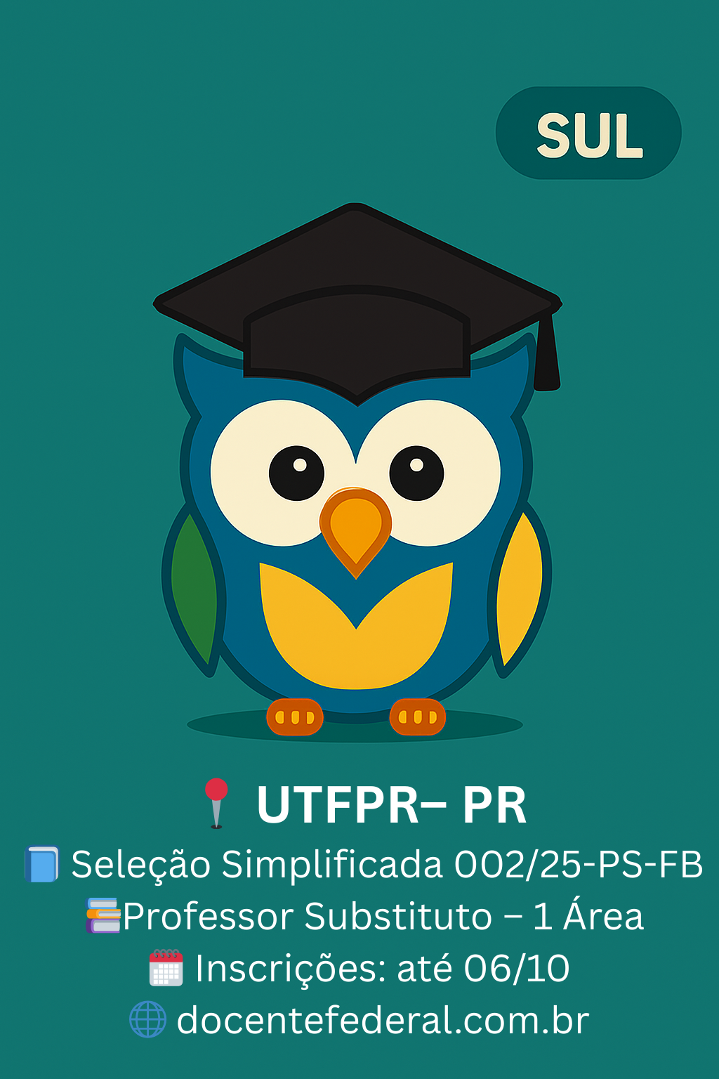 Processo seletivo UTFPR Francisco Beltrão 2025 para professor substituto em Ciência da Computação