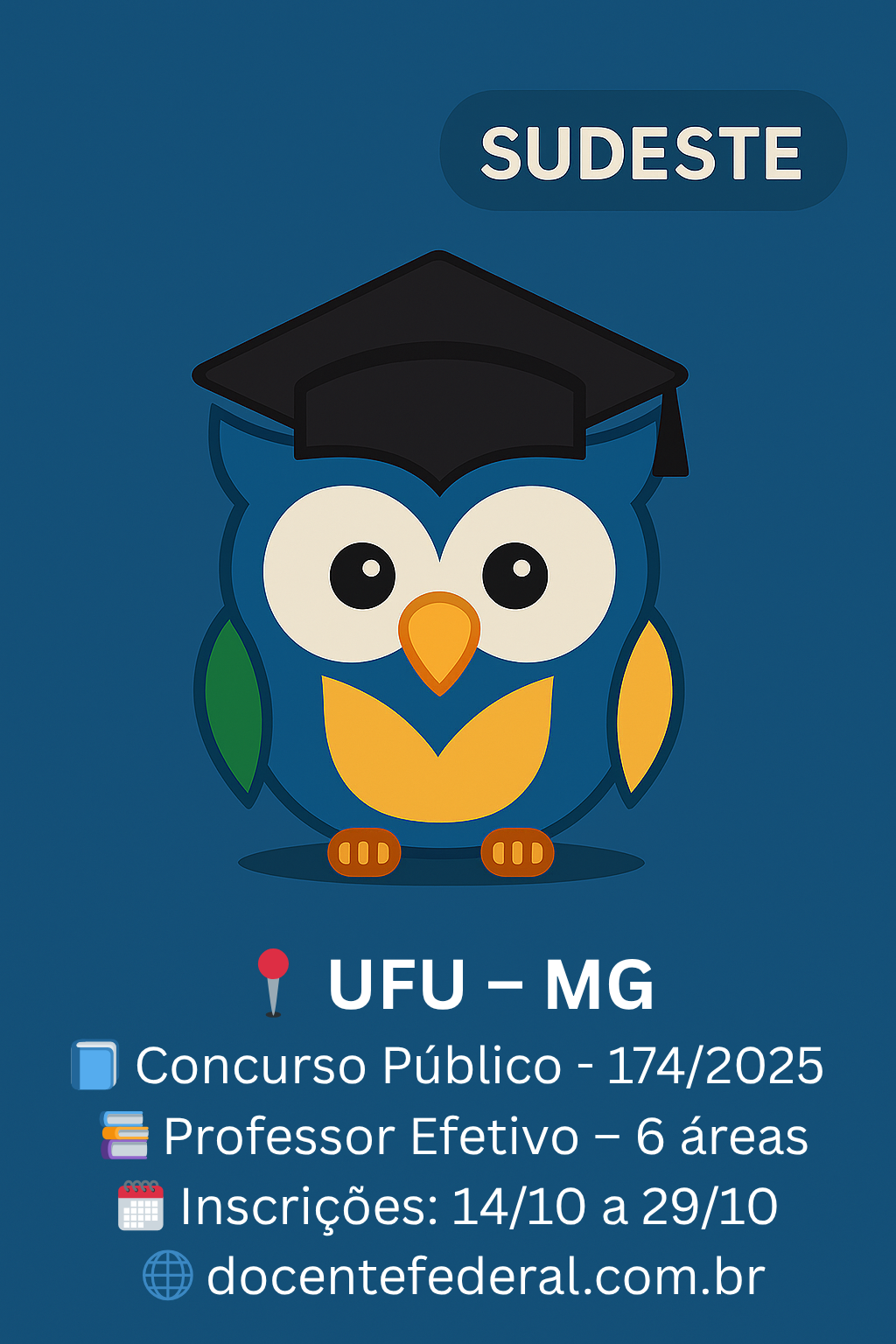 Concurso UFU 2025 – Professor do Magistério Superior (Edital PROGEP nº 174/2025)