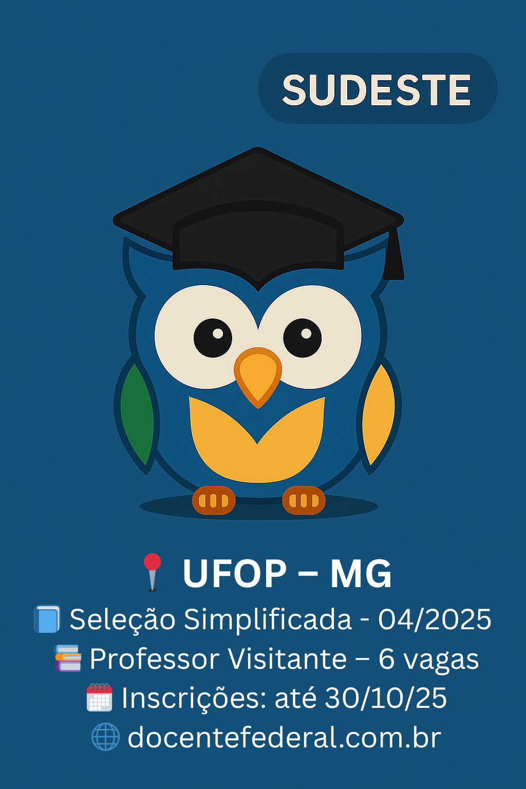 UFOP – PPG Ciências – Professor Visitante (Edital nº 04/2025)