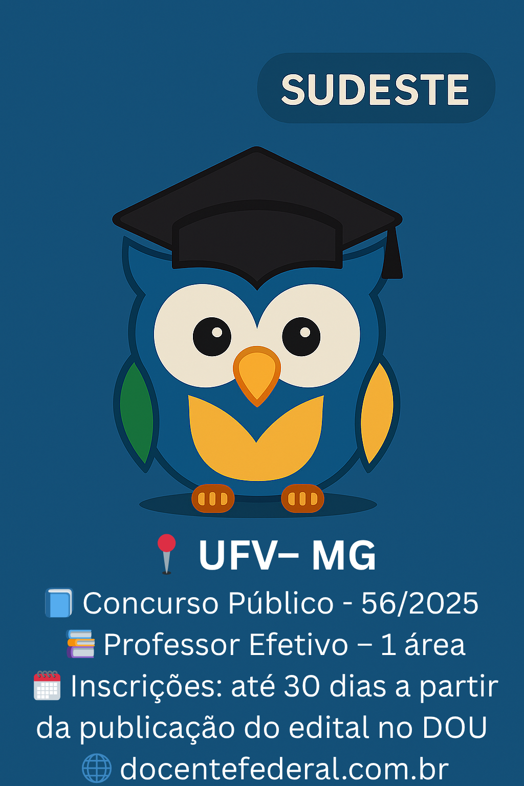 Concurso UFV 2025 — Professor Efetivo em Química — Edital nº 56/2025