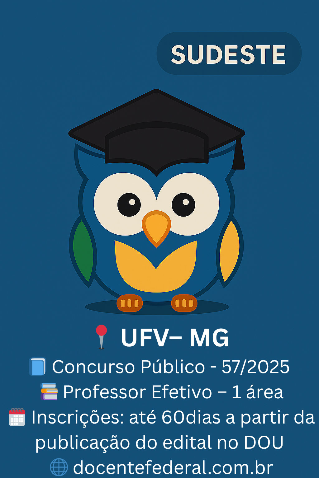Concurso UFV 2025 — Professor Efetivo em Língua e Literatura Inglesa — Edital nº 57/2025