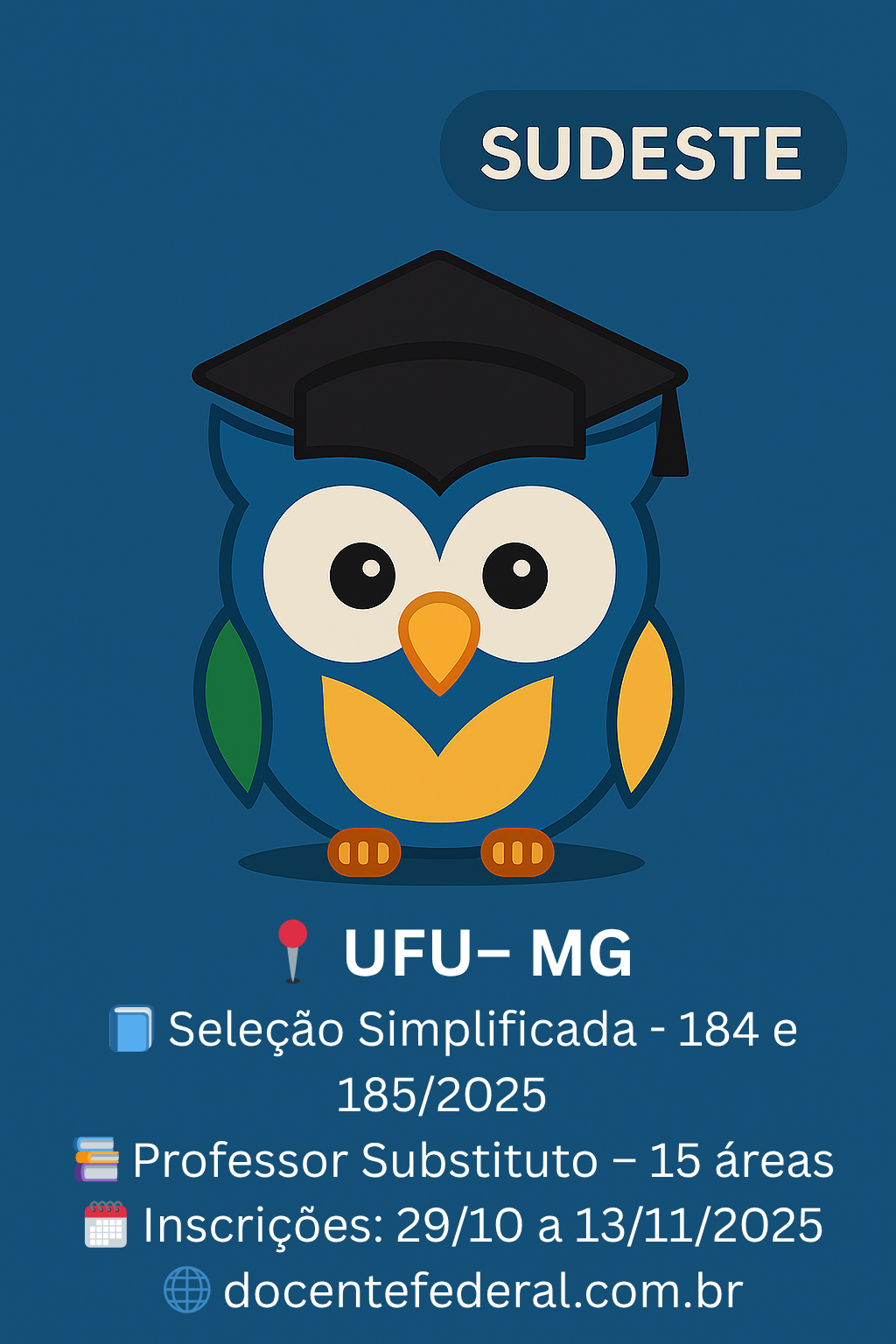 UFU — Professor Substituto 2025 — Editais PROGEP 184 e 185