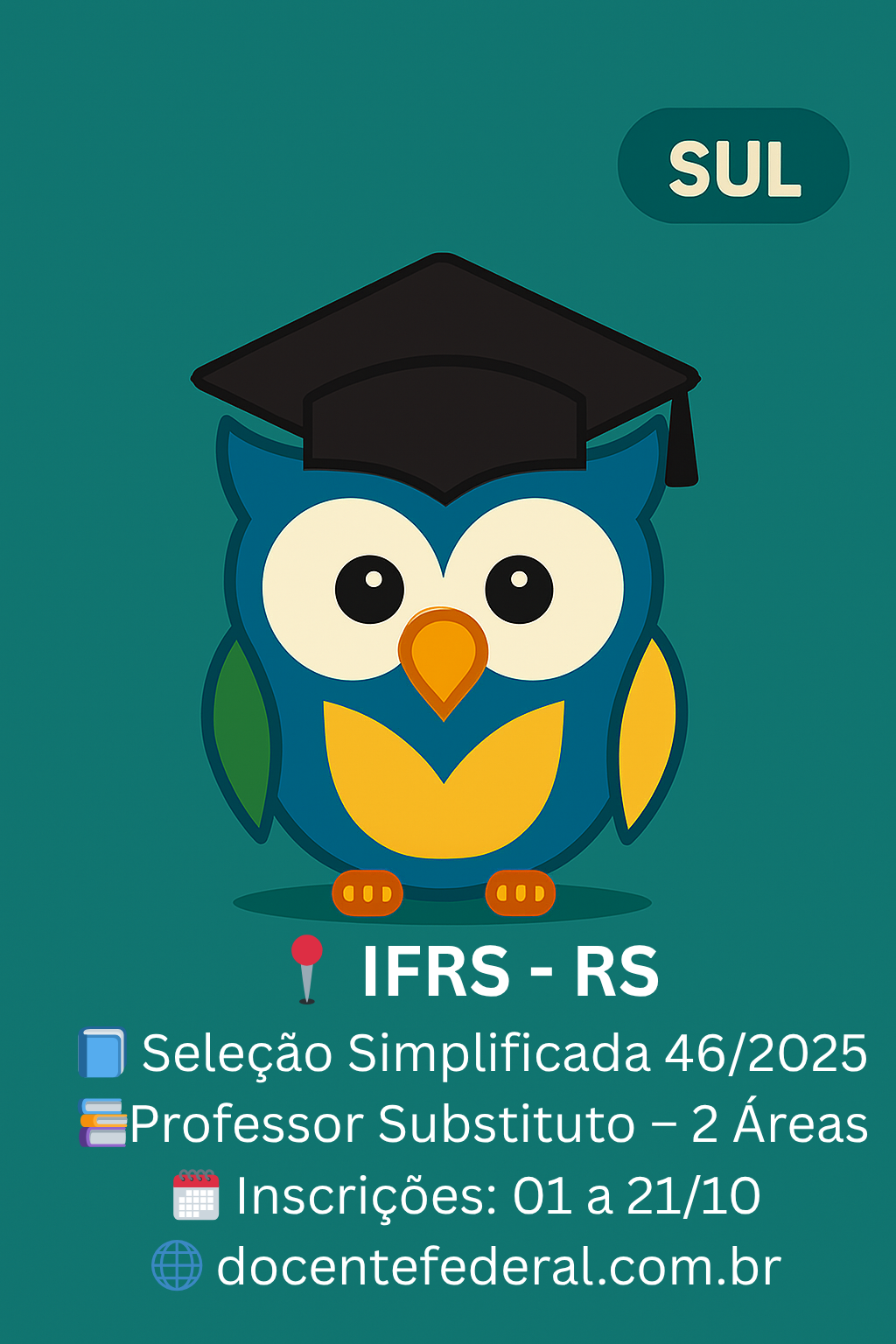 Processo Seletivo IFRS Farroupilha 2025 – Professor Substituto – Edital nº 46/2025