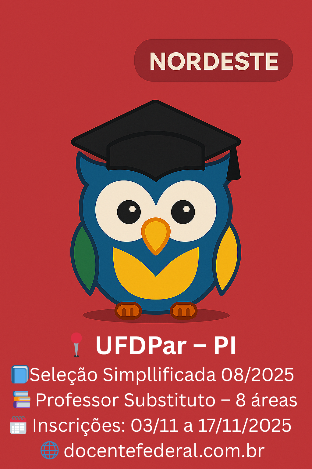 UFDPar — Professor Substituto — Edital nº 08/2025 (PROGEP)