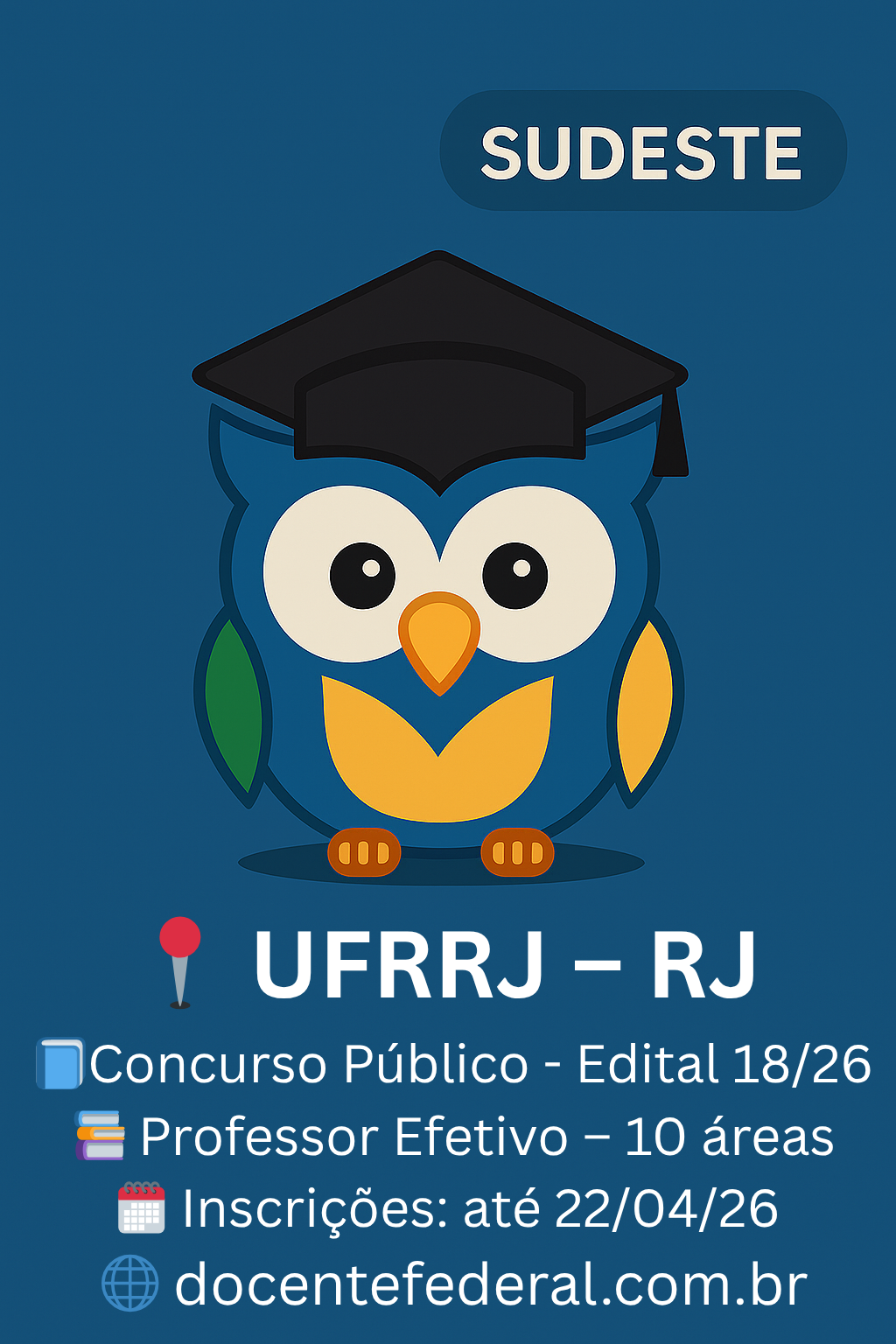 UFRRJ abre concurso público para professor efetivo edital 18 2026 Concurso UFRRJ 2026 Professor Efetivo