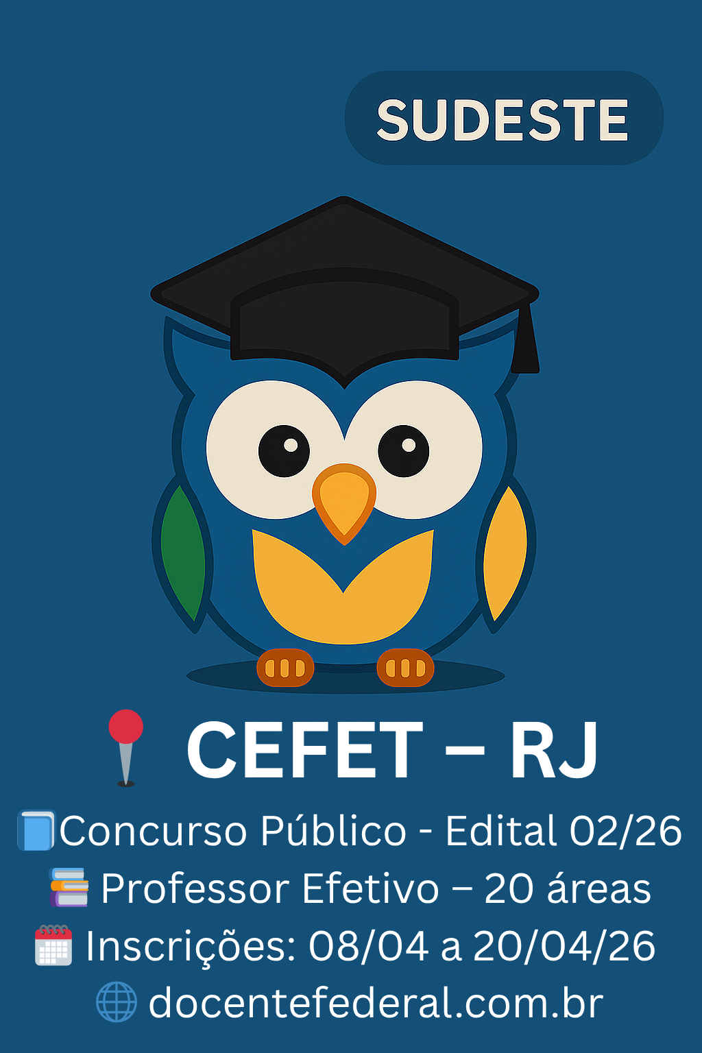 CEFET-RJ abre concurso público para professor EBTT edital 02 2026 Concurso CEFET-RJ 2026 Professor EBTT