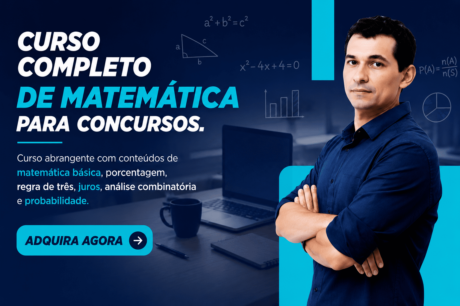 Banner do curso Matemática para Concursos