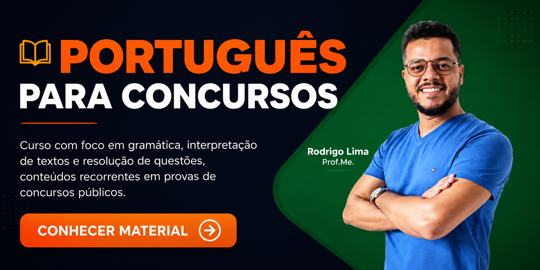 Banner do curso Português para Concursos