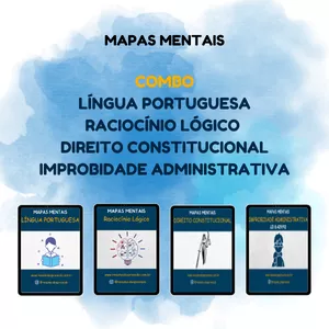 Mapas mentais para concursos - combo completo