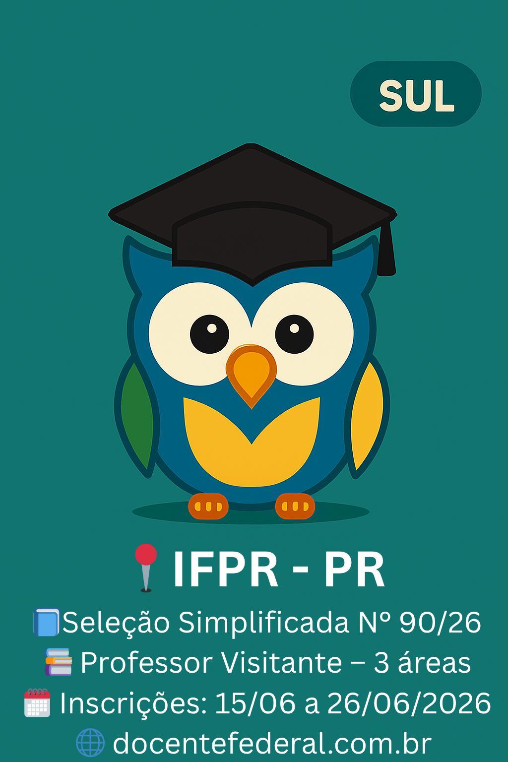IFPR Paranavaí abre seleção para Professor Visitante com 3 vagas