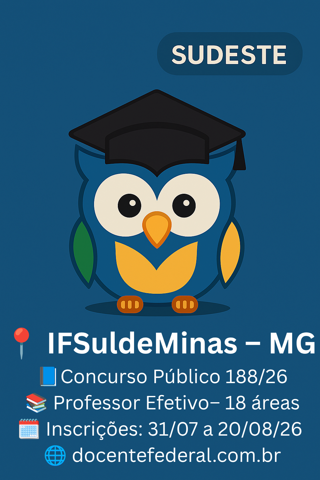 Concurso IFSULDEMINAS Professor EBTT 2026