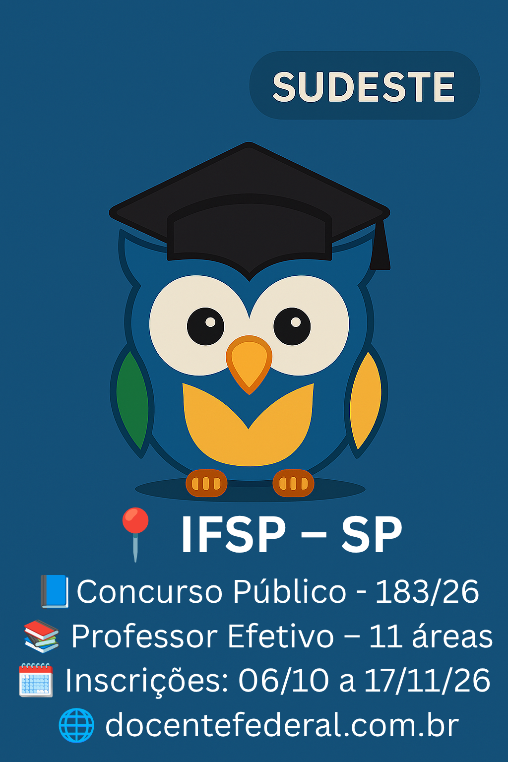 Concurso IFSP Professor EBTT 2026