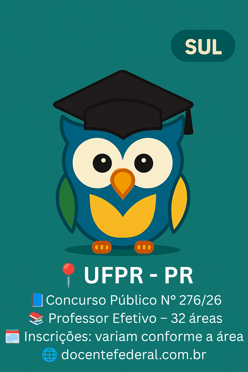 UFPR abre concurso para Professor do Magistério Superior em diversas áreas. UFPR abre concurso para Professor do Magistério Superior em diversas áreas